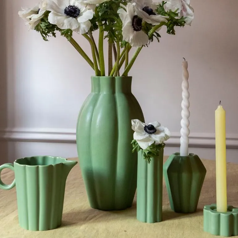 Birgit vase 17 cm olive