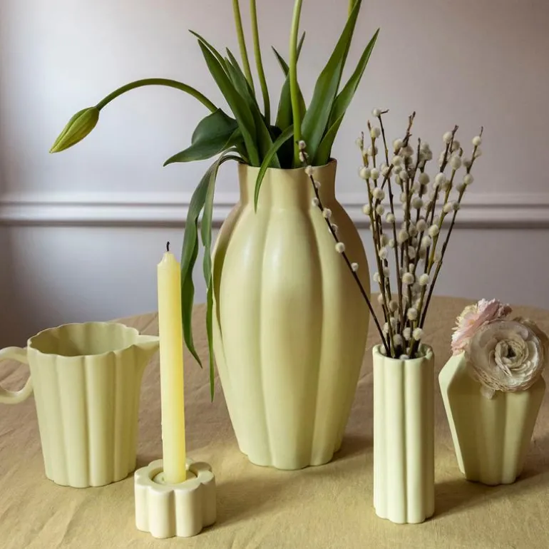 Birgit vase 5 cm pale yellow