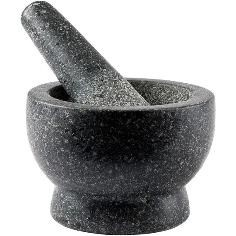 Birkedal morter 13x9 cm granitt