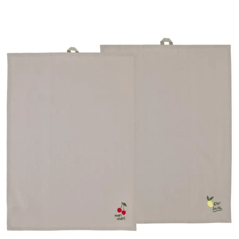 Bistro kjøkkenhåndkle 50x70 cm 2 stk green