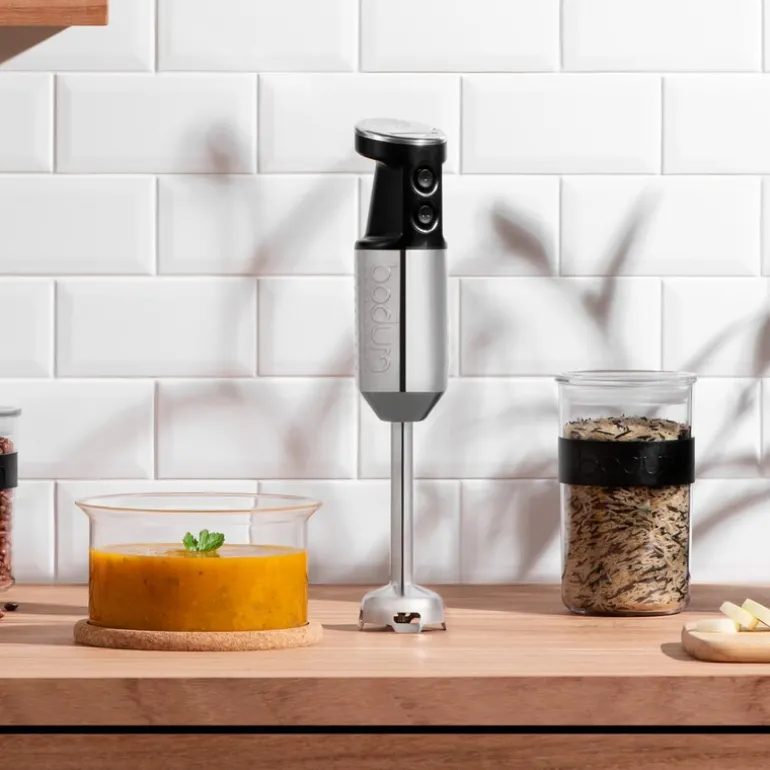 Bistro stavmikser m/tilbehør krom