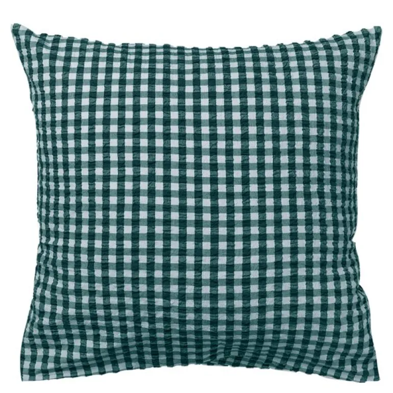 Bæk&Bølge putetrekk 63x60 cm grønn/lys blå