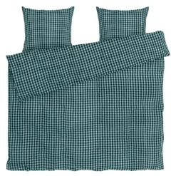 Bæk&Bølge sengetøy 200x220 cm grønn/lys blå