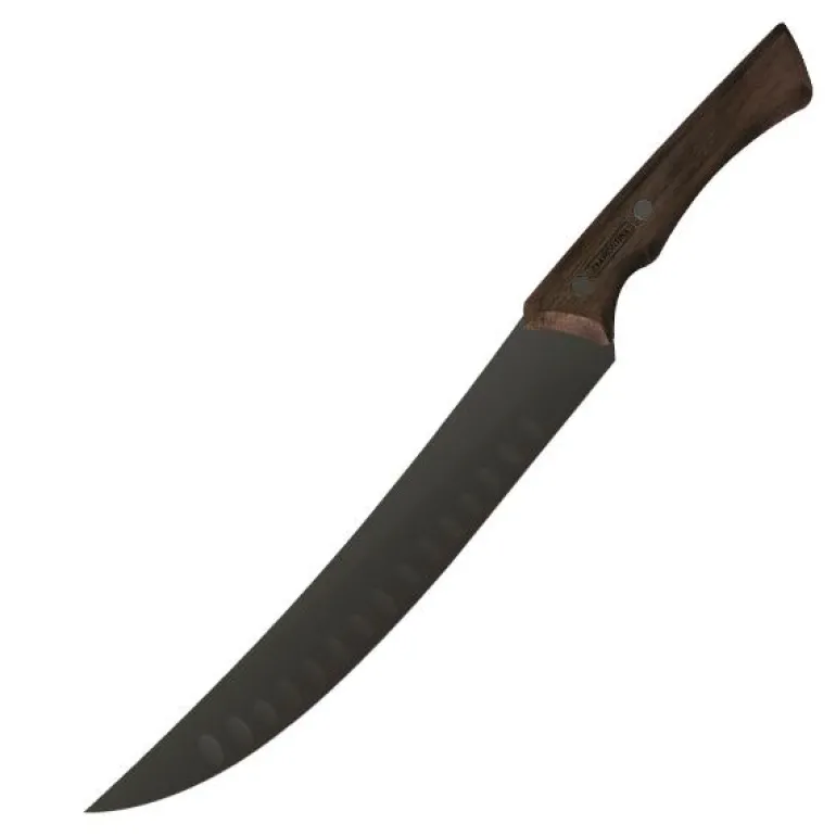 Black Collection Churrasco slaktekniv 25 cm brun, svart