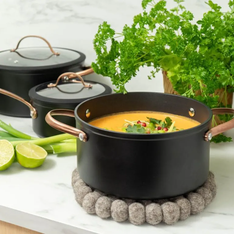 Black copper gryte 3L kfcc keramisk svart/kobber