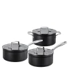 Black Line grytesett 3 deler svart