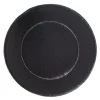 Black Satin tallerken 23 cm