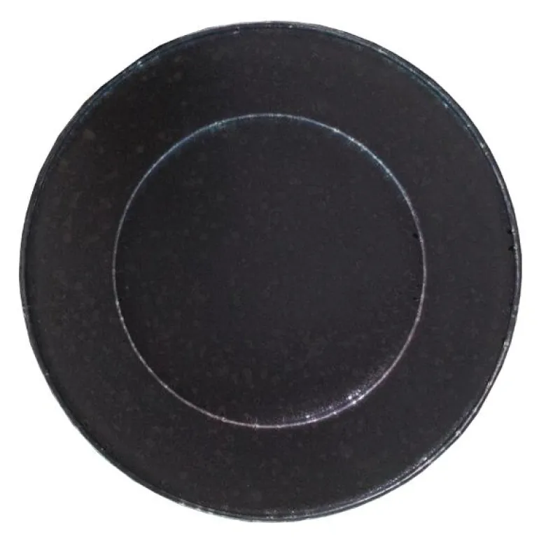 Black Satin tallerken 23 cm