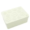 Blomst matboks treroms 19x14x7 cm beige
