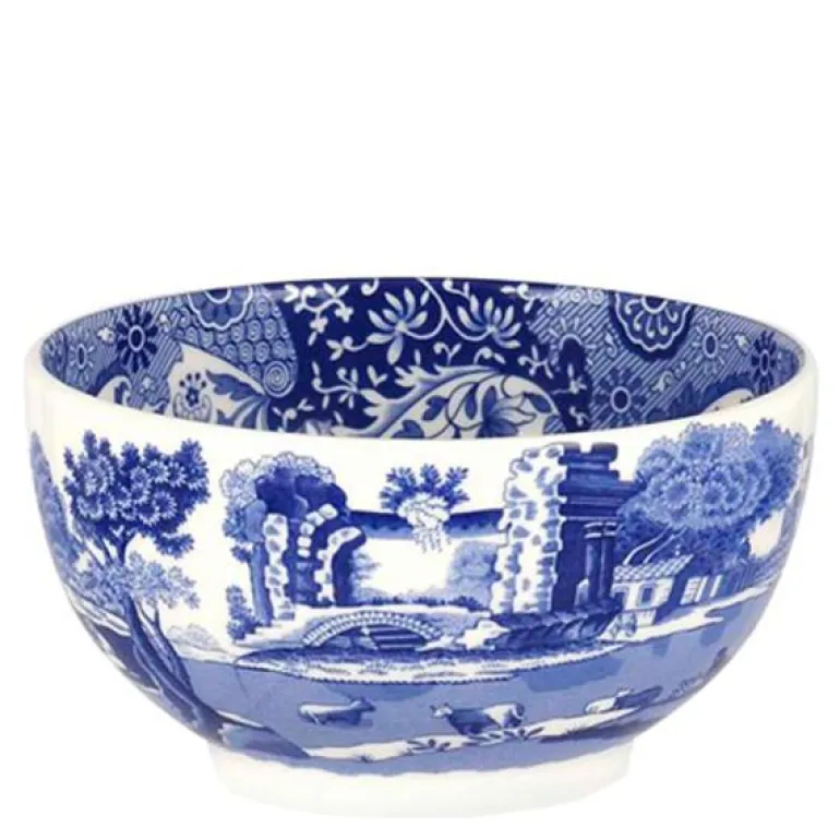 Blue Italian dipskål 11 cm blå/hvit