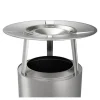 Bonfire varmespreder silver