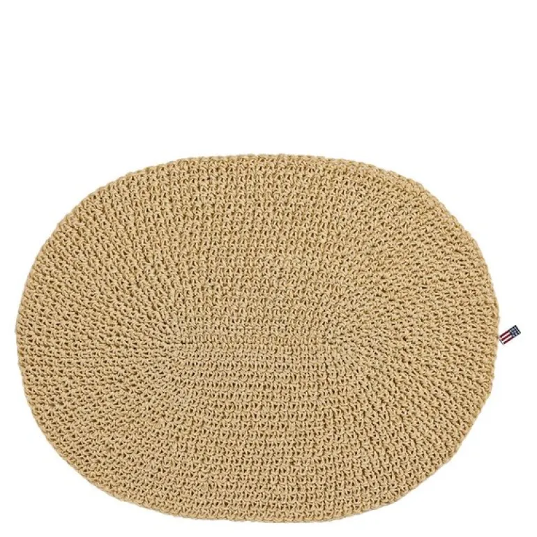 Bordbrikke oval 35x45 cm strå