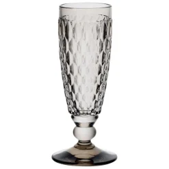 Boston champagneglass 15 cl grå