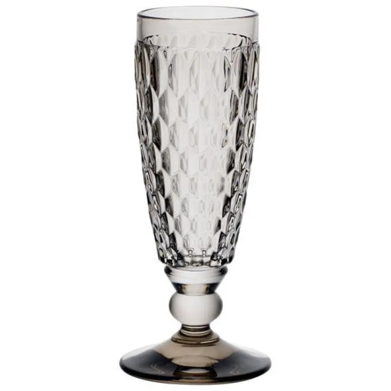 Boston champagneglass 15 cl grå