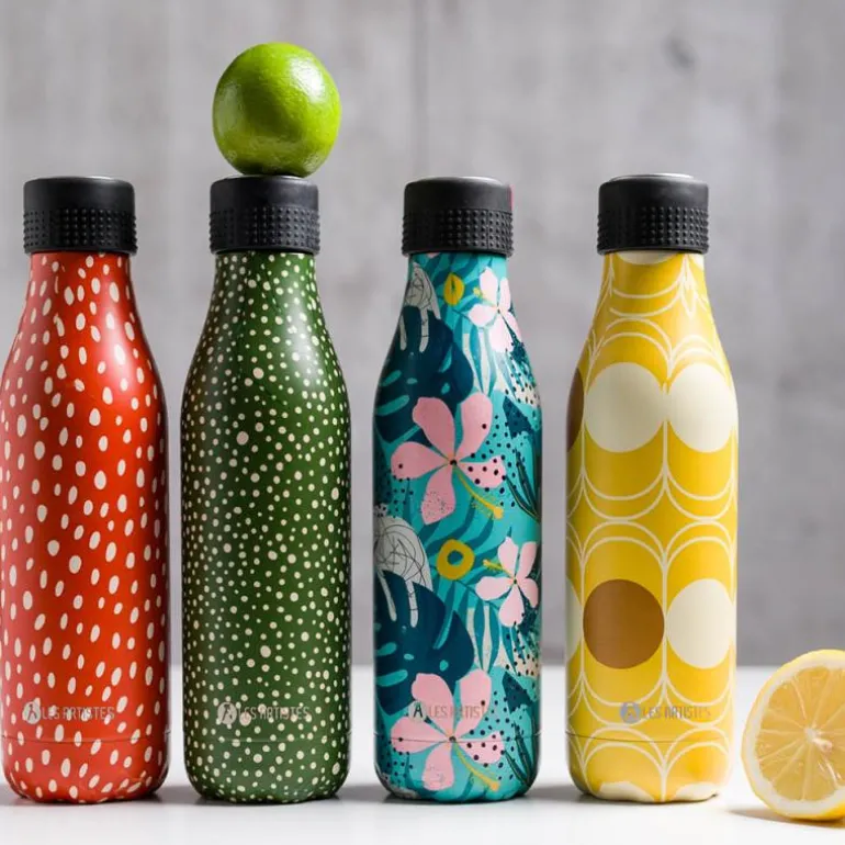 Bottle Up Design termoflaske 0,5L oransje/hvit