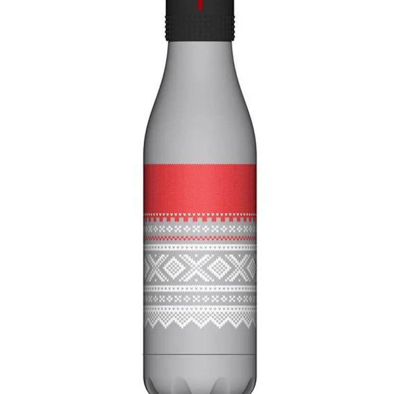 Bottle Up Marius termoflaske 0,5L grå/rød/hvit
