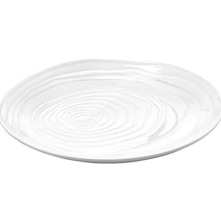 Boulogne tallerken flat 26,5 cm hvit