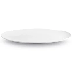 Boulogne tallerken oval 23 cm hvit