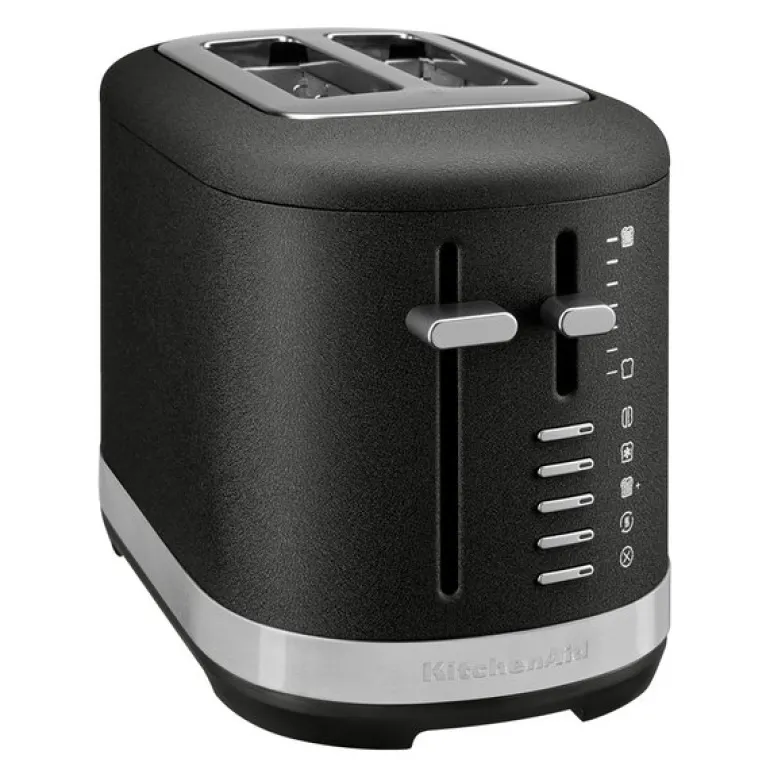 Brødrister 5KMT2109EBK 2 skiver brede spor cast iron black