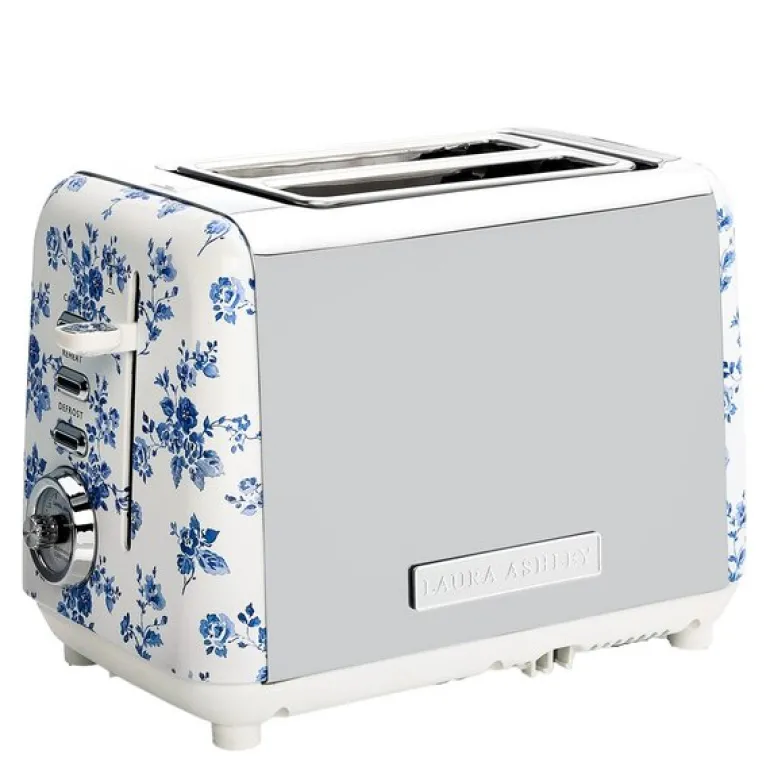 Brødrister 2-skiver China Rose blå/hvit