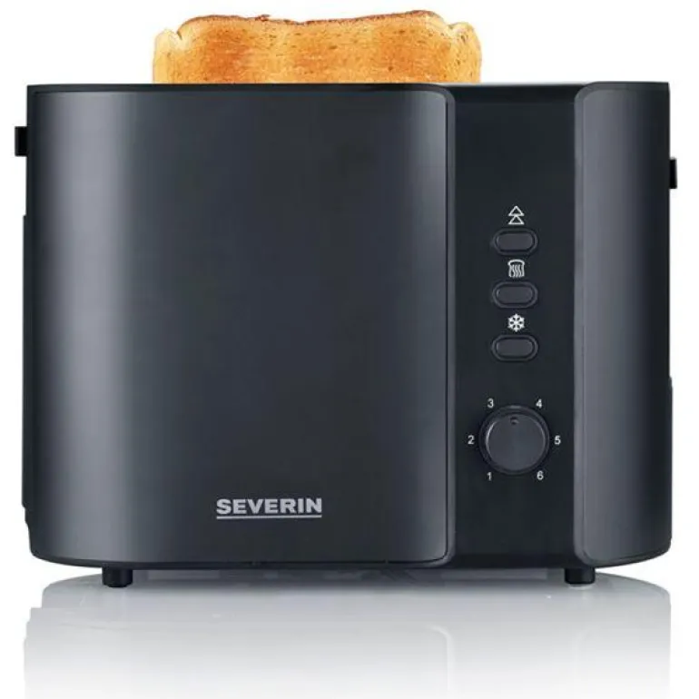 Brødrister 800W matt svart