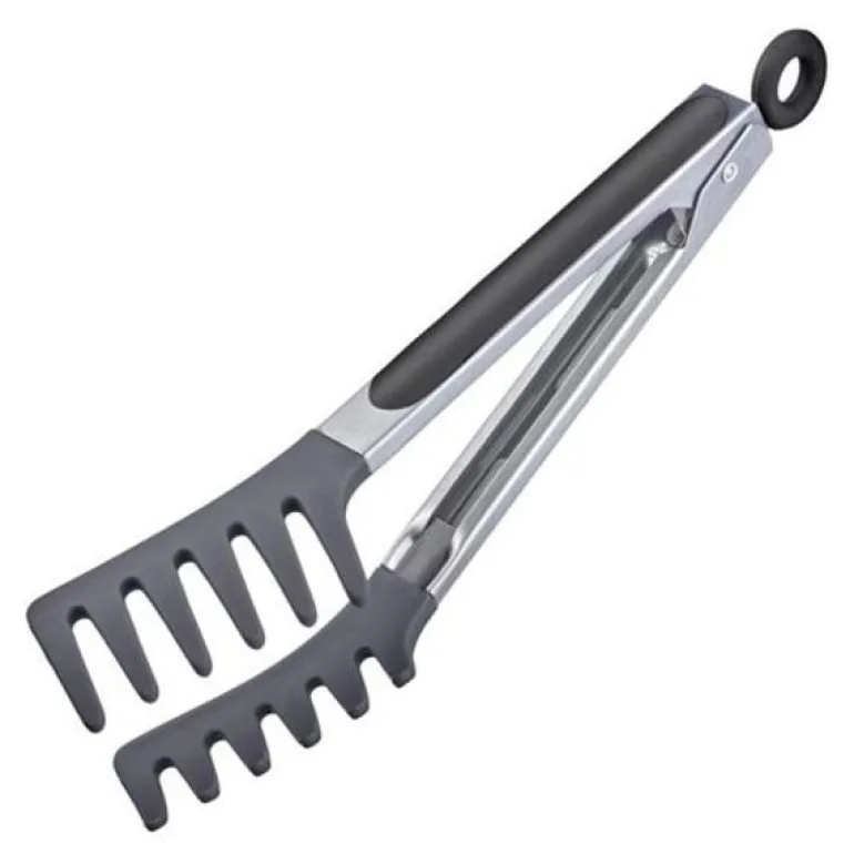 Buffet klype skje/gaffel silikon Mini 25,5 cm