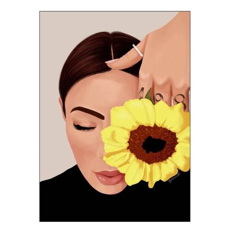 ByKammille poster 30x40 cm bloom