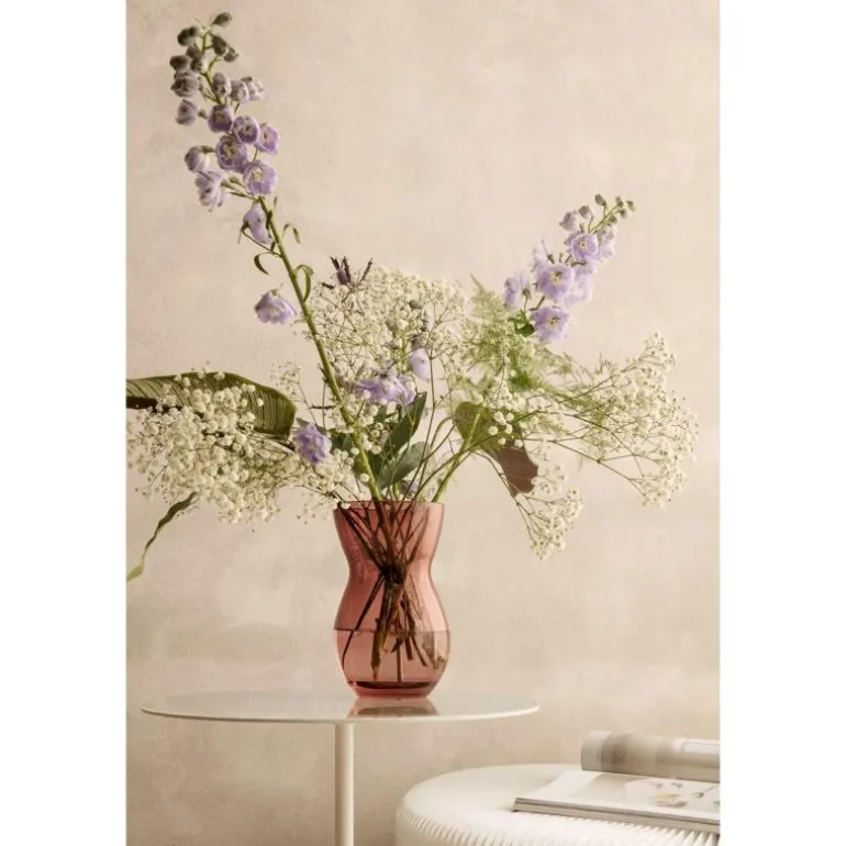 Calabas vase 21 cm burgundy