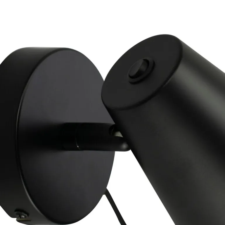 Cale vegglampe 24,5 cm svart