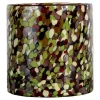 Calore vase/lyslykt 15x15 cm lime/svart
