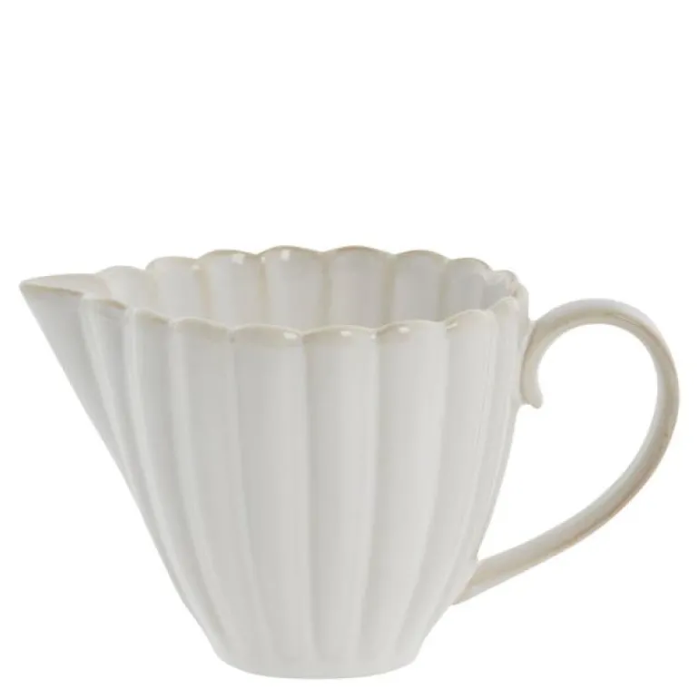 Camille fløtemugge 22,5 cl råhvit