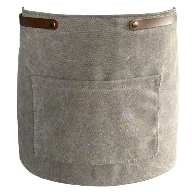 Canvas forkle kort 67x35 cm grå