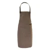 Canvas forkle 82x66 cm brun