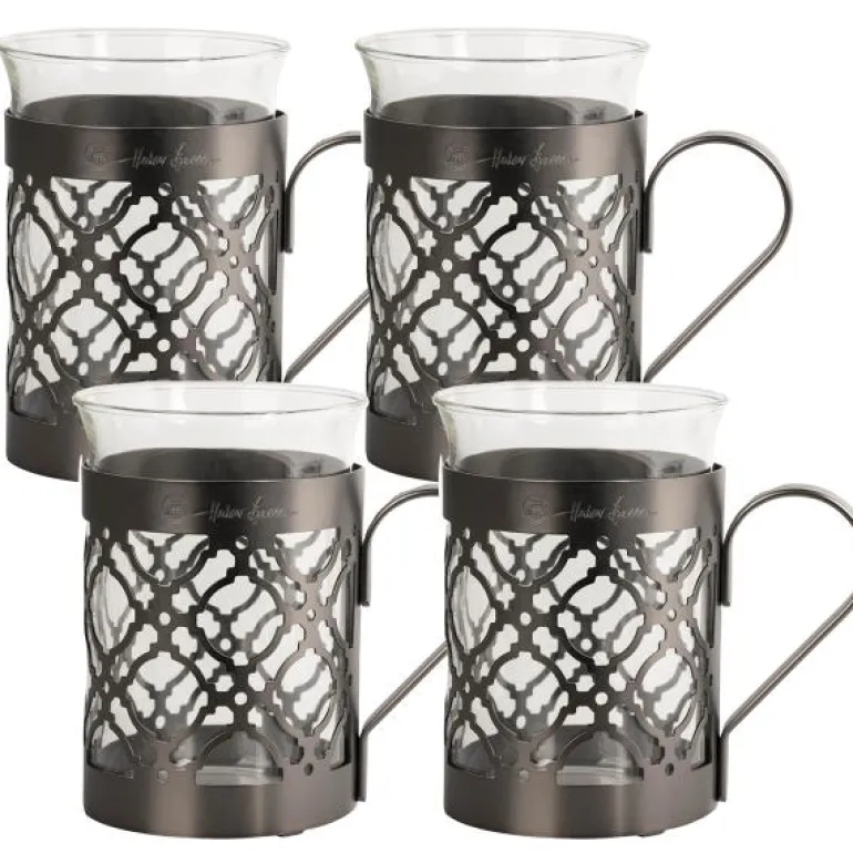 Cape drinkglass 25 cl 4 stk gunmetal