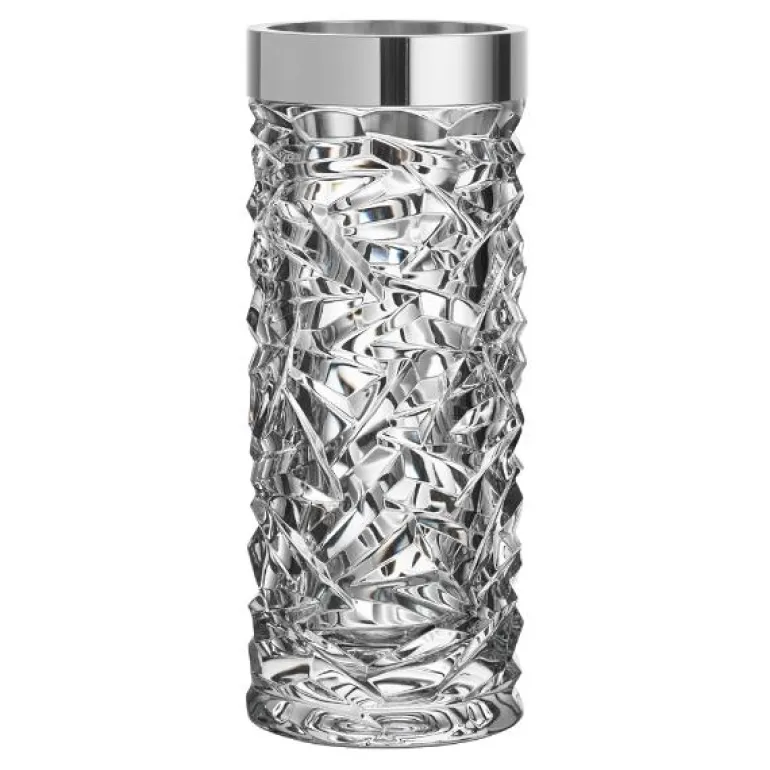 Carat vase sølvkant 24 cm