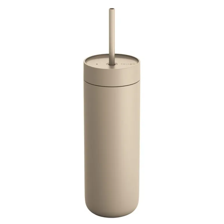 Carter Cold Desert Capsule tumbler med sugerør 590 ml sand dune