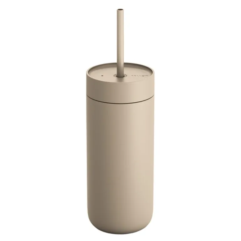 Carter Cold Desert Capsule tumbler med sugerør 475 ml sand dune