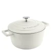 Cast Aluminium gryte 2,5L 21 cm krem