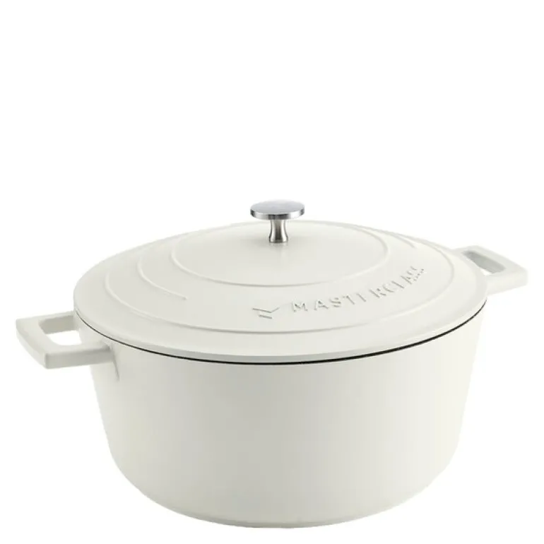 Cast Aluminium gryte 5L 29 cm krem