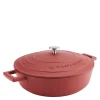 Cast Aluminium lav gryte 4L 29 cm rød