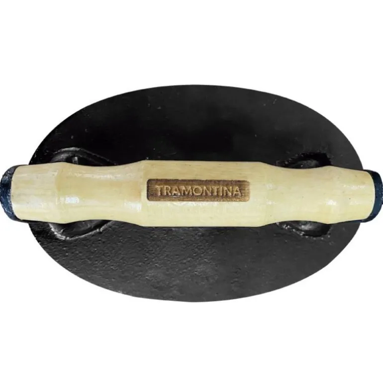 Cast iron grillpresse 17,5x11,2 cm svart