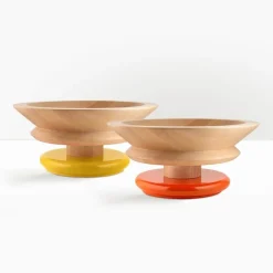 Centre bolle 30cm natur/gul