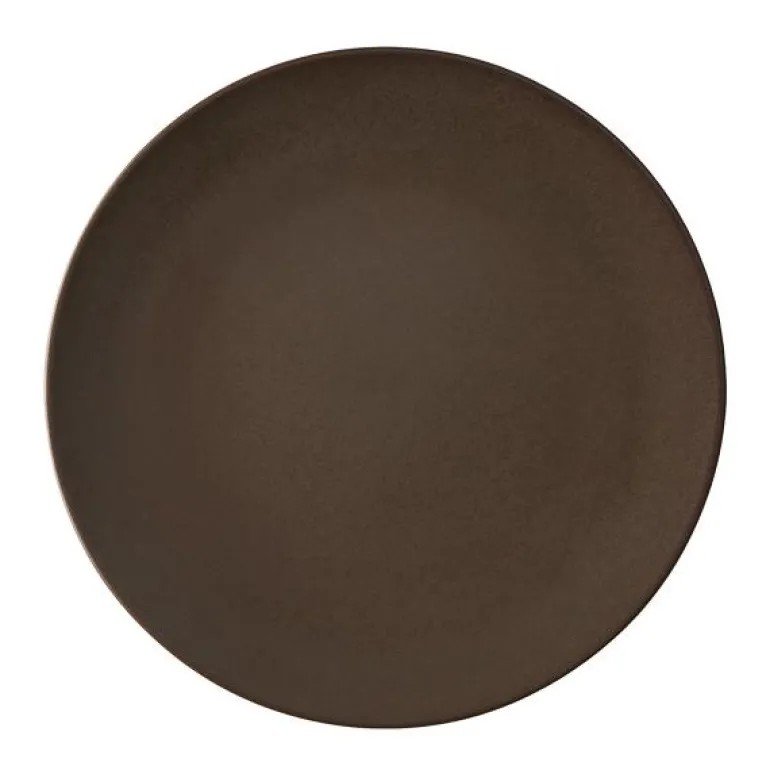 Ceramic workshop frokost tallerken 19,5 cm kastanje