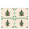 Christmas Tree bordbrikke 30x40 cm 4 stk