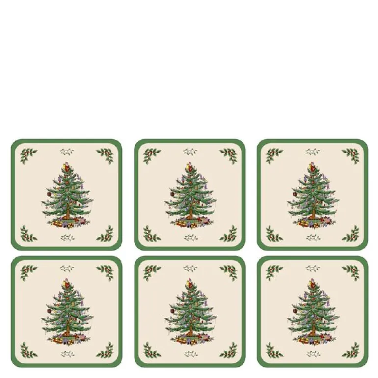 Christmas Tree glassbrikke 6 stk