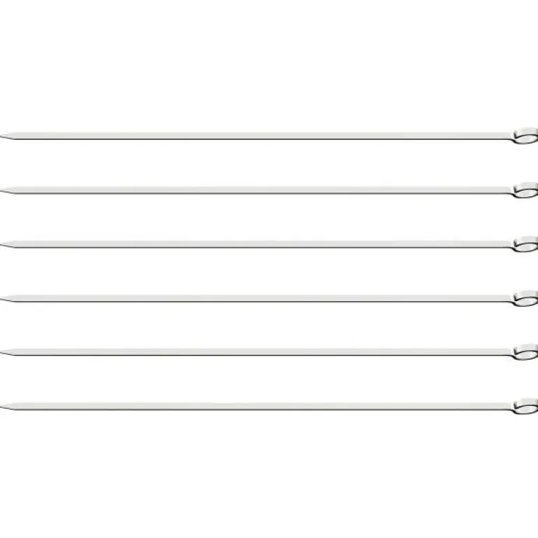 Churrasco grillspyd 33,5 cm sølv