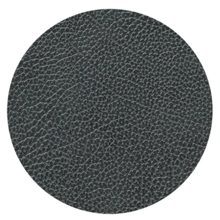 Circle Hippo glassbrikke 10 cm svart-antrasitt