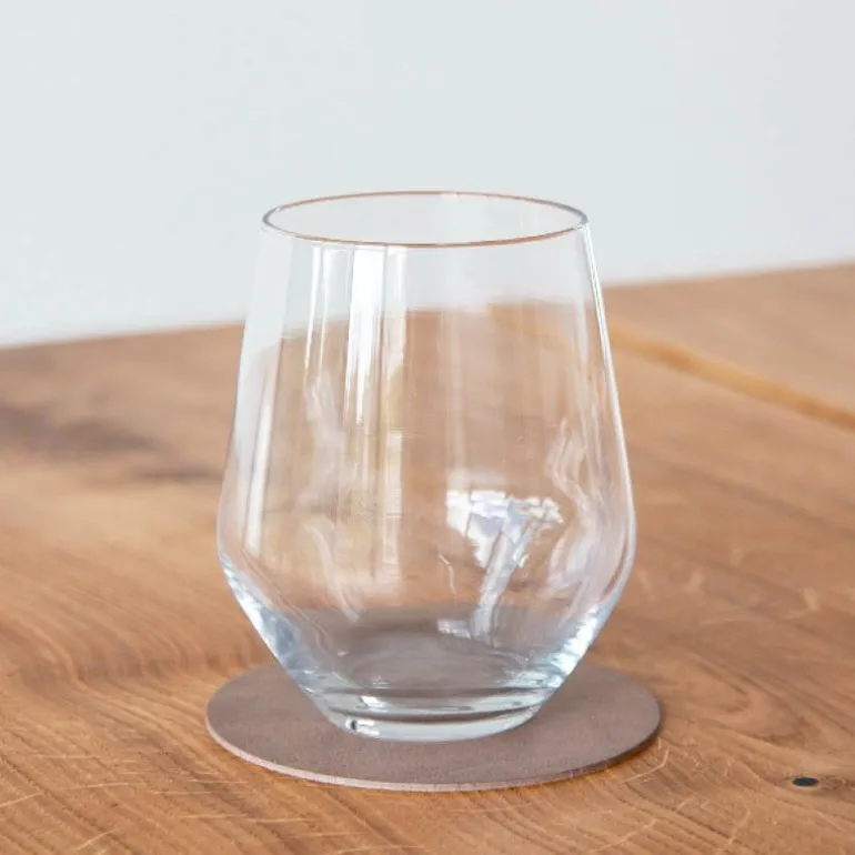 Circle Nupo glassbrikke brun