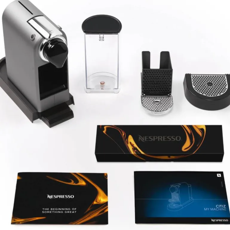 Citiz kaffemaskin 1L sølv