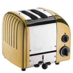 Classic brødrister 2 skiver messing
